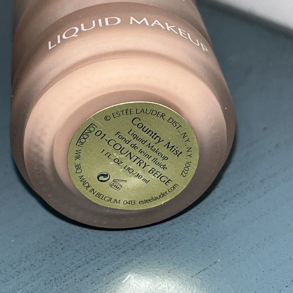 New Estee Lauder Country Mist Liquid Makeup 01 Country Beige Vintage 1 oz 30 ml